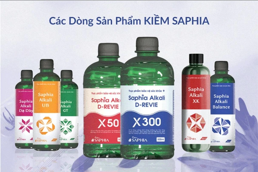 Sản phẩm chăm sóc sức khỏe từ Kiềm Saphia