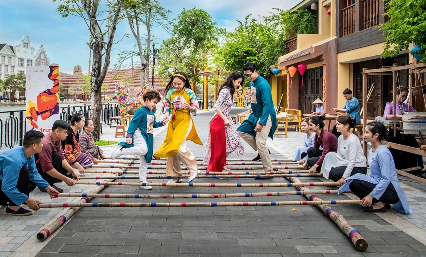 Vui bất tận với loạt trò chơi dân gian Vui bất tận với loạt trò chơi dân gian