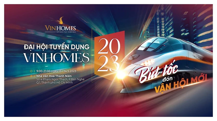 Đại hội tuyển dụng Vinhomes 2023 là cơ hội lớn cho các bạn trẻ đón đầu cơ hội việc làm khi thị trường bất động sản chuẩn bị bước vào một chu kỳ phát triển mới. Đại hội tuyển dụng Vinhomes 2023 là cơ hội lớn cho các bạn trẻ đón đầu cơ hội việc làm khi thị trường bất động sản chuẩn bị bước vào một chu kỳ phát triển mới.