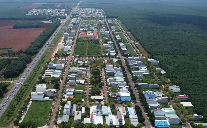 Một góc Khu dân cư A1- C1 Khu đô thị Dầu Giây.