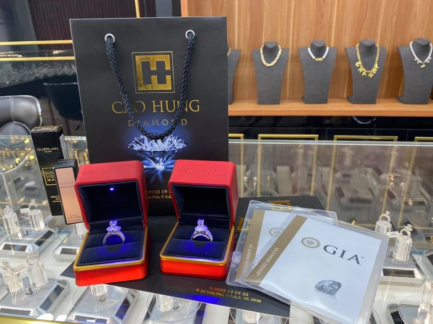 Trang sức kim cương tại Cao Hùng Diamond