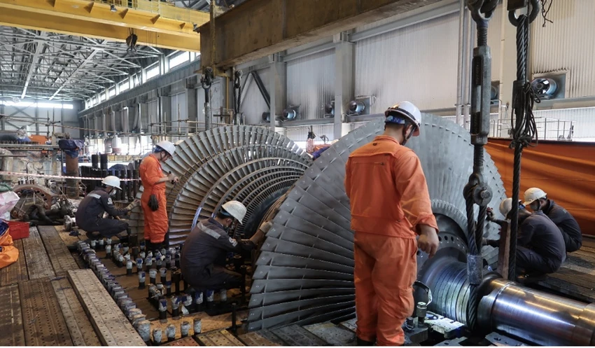 EPS thực hiện đại tu S1 Nhà máy nhiệt điện Quảng Ninh năm 2022 EPS thực hiện đại tu S1 Nhà máy nhiệt điện Quảng Ninh năm 2022
