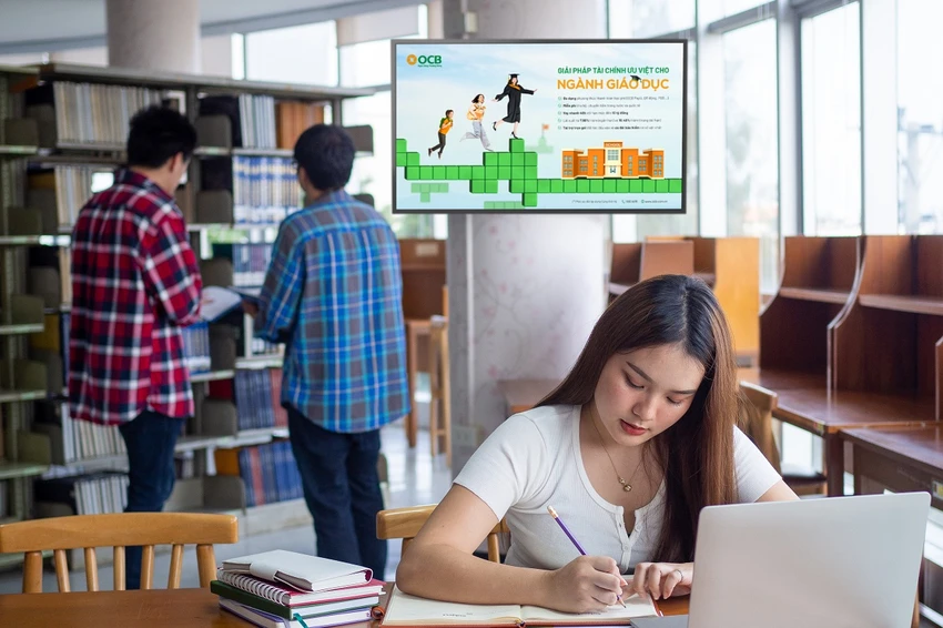 Hàng loạt các giải pháp tài chính ưu việt dành cho ngành Giáo dục đã được OCB tung ra mới đây Hàng loạt các giải pháp tài chính ưu việt dành cho ngành Giáo dục đã được OCB tung ra mới đây