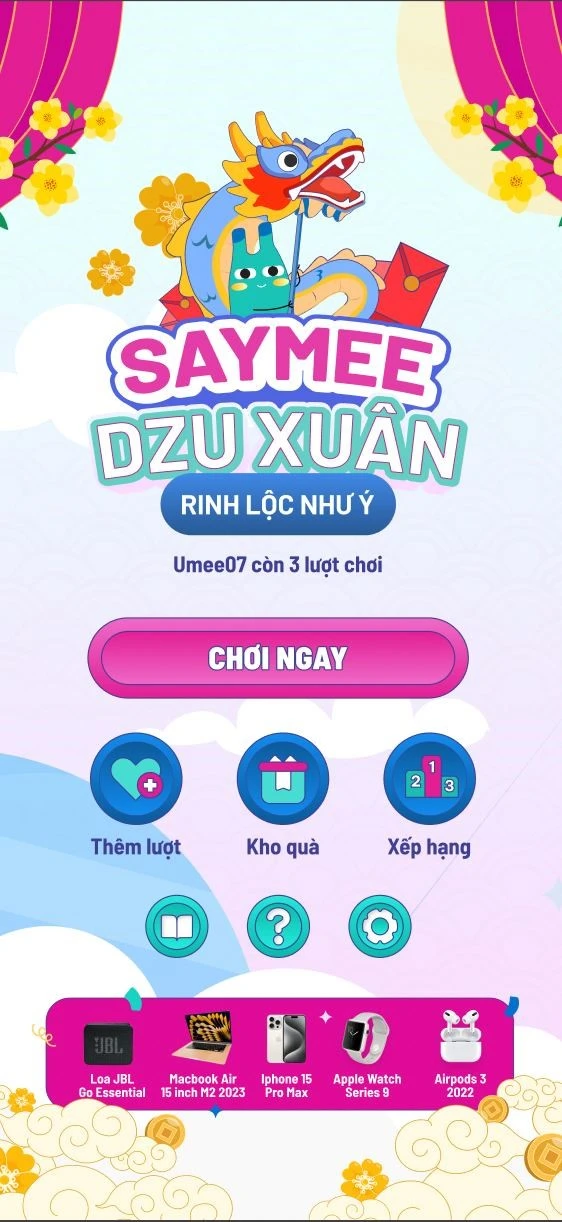 Thử thách bản thân - Nhận quà không giới hạn từ Saymee Dzu Xuân!