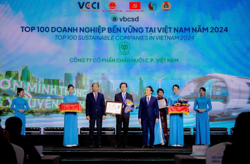 CP Việt Nam nhận 2 giải thưởng Doanh nghiệp bền vững Việt Nam năm 2024