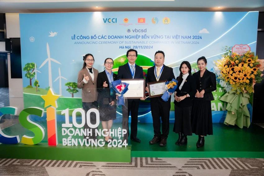 CP Việt Nam nhận 2 giải thưởng Doanh nghiệp bền vững Việt Nam năm 2024