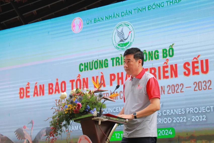 CP Việt Nam đồng hành bảo tồn và phát triển sếu đầu đỏ