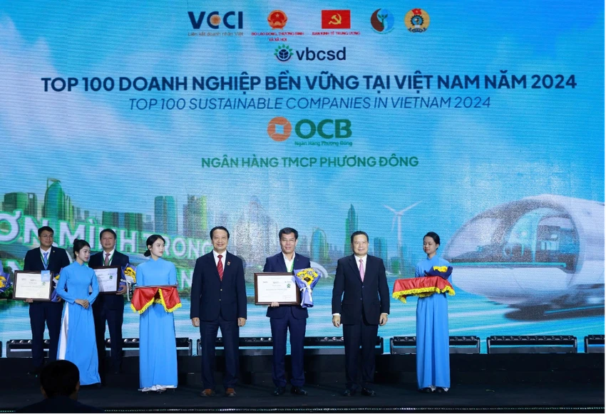 OCB lọt Top các doanh nghiệp bền vững năm 2024