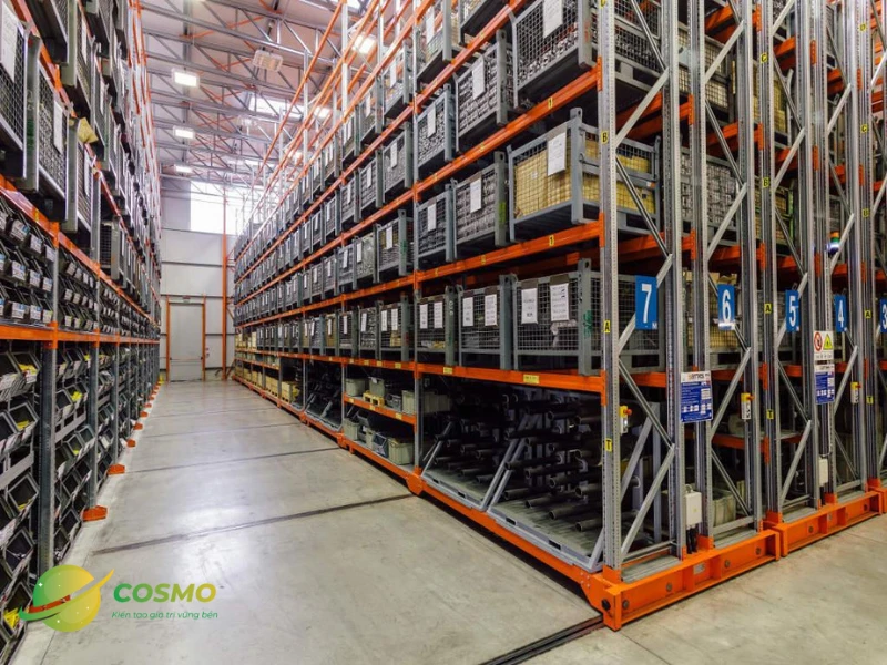 Kệ công nghiệp Rackcosmo: Giải pháp chứa hàng cho nhà bán lẻ, sản xuất và logistics