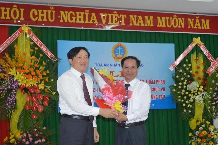 Bà Rịa-Vũng Tàu có chánh án TAND tỉnh mới ảnh 1