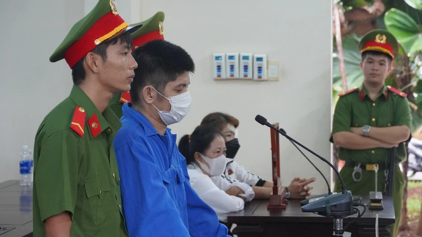 Bị cáo Trần Thanh Hải tại phiên tòa. Ảnh:ĐT Bị cáo Trần Thanh Hải tại phiên tòa. Ảnh:ĐT
