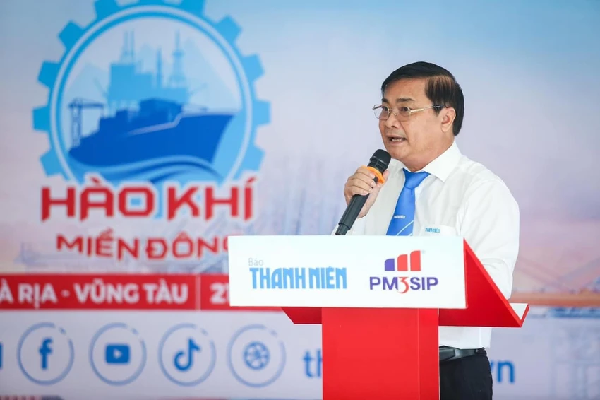 Ông Nguyễn Ngọc Toàn, Tổng biên tập Báo Thanh Niên tại lễ phát động cuộc thi. Ảnh: BTC Ông Nguyễn Ngọc Toàn, Tổng biên tập Báo Thanh Niên tại lễ phát động cuộc thi. Ảnh: BTC
