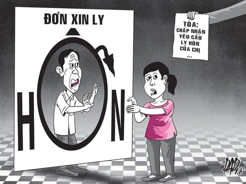 Tại huyện Châu Đức, sáu tháng đầu năm 2023, tỉ lệ người vợ nộp đơn xin ly hôn chồng cao hơn so với chồng xin ly hôn vợ. Ảnh minh họa: DAD Tại huyện Châu Đức, sáu tháng đầu năm 2023, tỉ lệ người vợ nộp đơn xin ly hôn chồng cao hơn so với chồng xin ly hôn vợ. Ảnh minh họa: DAD