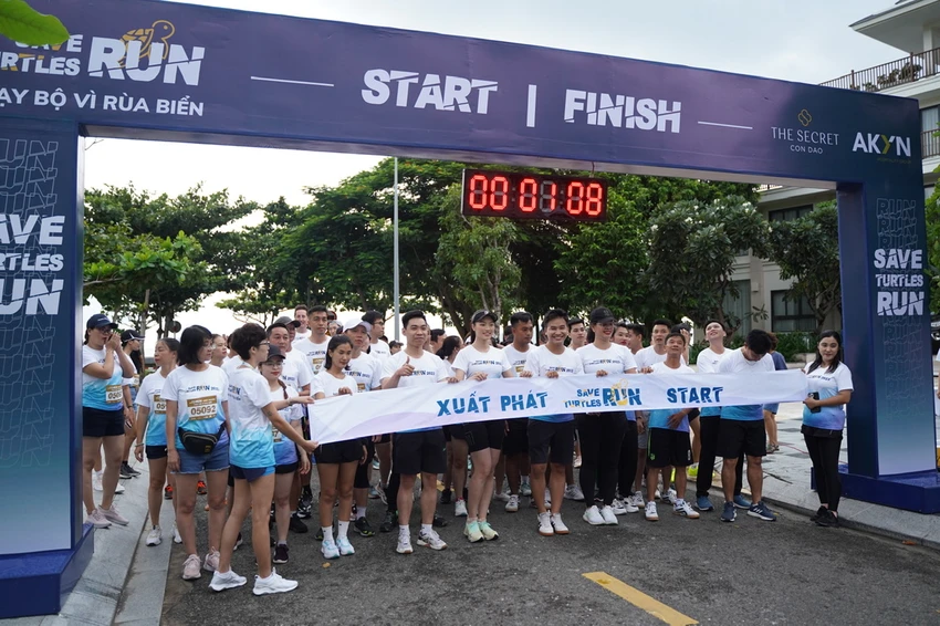 Giải chạy vì rùa biển ở Côn Đảo lần thứ 2, năm 2023. Ảnh: Mạnh Cường Giải chạy vì rùa biển ở Côn Đảo lần thứ 2, năm 2023. Ảnh: Mạnh Cường