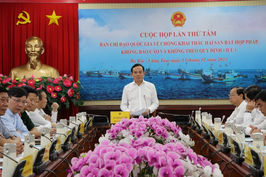 Phó Thủ tướng Chính phủ Trần Lưu Quang: Sẽ “phạt nguội” các tàu cá vi phạm IUU như CSGT phạt trên đường bộ