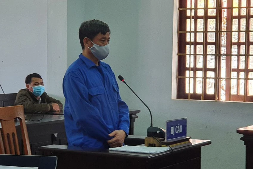 Bị cáo Đỗ Văn Minh tại tòa. Ảnh: Q.NAM