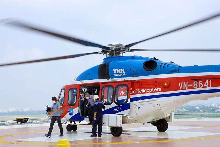 TP.HCM dự tính khai thác du lịch bằng trực thăng nhằm thu hút du khách trong và ngoài nước. Ảnh: NGUYỆT NHI TP.HCM dự tính khai thác du lịch bằng trực thăng nhằm thu hút du khách trong và ngoài nước. Ảnh: NGUYỆT NHI