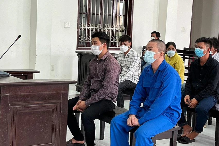 Các bị cáo tại tòa. Ảnh: HD