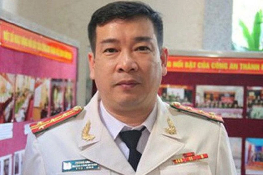 Cựu trưởng Công an quận Tây Hồ Phùng Anh Lê. Ảnh: PB Cựu trưởng Công an quận Tây Hồ Phùng Anh Lê. Ảnh: PB