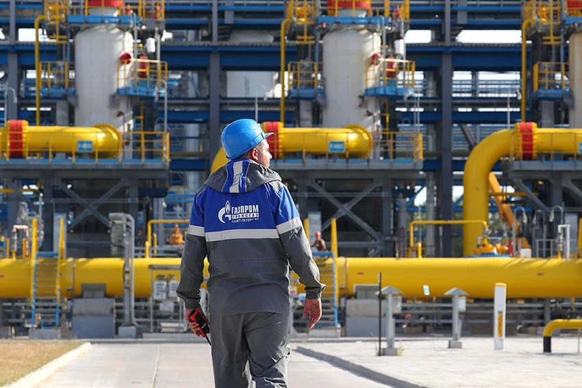 Đường ống dẫn khí đốt của Tập đoàn dầu khí Nga Gazprom thuộc dự án Nord Stream 2 đặt tại vùng Siberia (Nga) hồi tháng 4. Ảnh: TASS Đường ống dẫn khí đốt của Tập đoàn dầu khí Nga Gazprom thuộc dự án Nord Stream 2 đặt tại vùng Siberia (Nga) hồi tháng 4. Ảnh: TASS