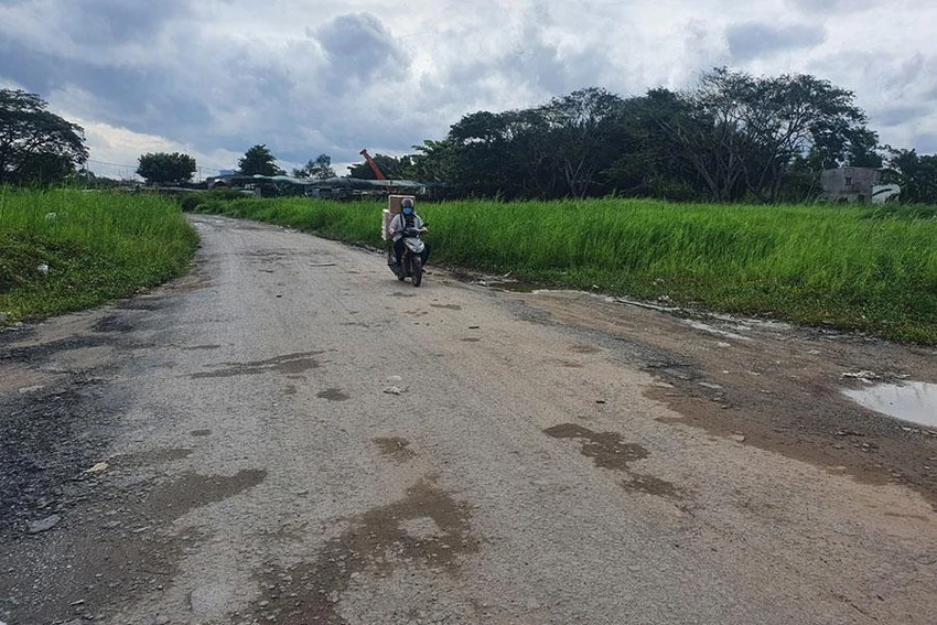 Dự án thành phần khu 6B (khu dân cư 6B-1,2) ở đường Phạm Hùng nối dài. Ảnh: KIÊN CƯỜNG Dự án thành phần khu 6B (khu dân cư 6B-1,2) ở đường Phạm Hùng nối dài. Ảnh: KIÊN CƯỜNG