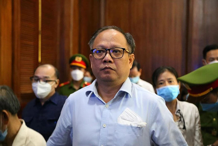 Bị cáo Tất Thành Cang tại phiên xử. Ảnh: HOÀNG GIANG