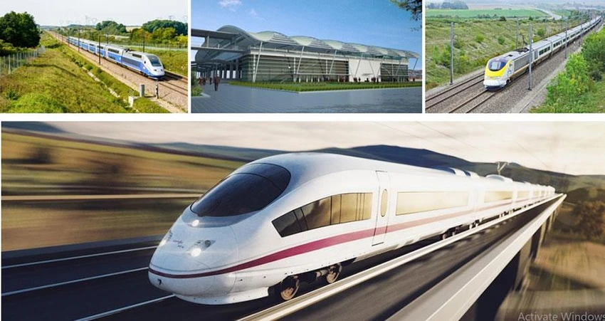 Hệ thống đường sắt cao tốc ở nước ngoài. Ảnh: Tác giả cung cấp