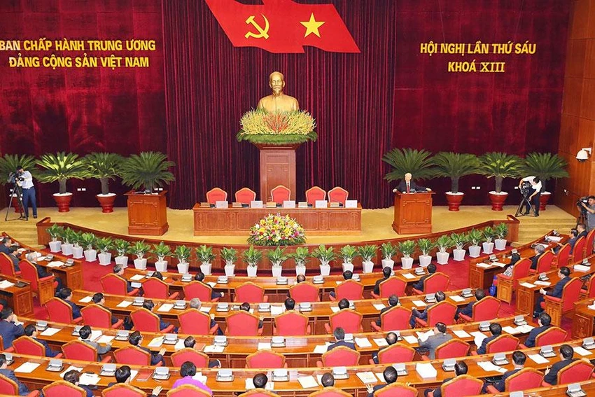 Trung ương vừa ban hành Nghị quyết 27-NQ/TW về “tiếp tục xây dựng và hoàn thiện Nhà nước pháp quyền XHCN Việt Nam trong giai đoạn mới”. Ảnh: TTX Trung ương vừa ban hành Nghị quyết 27-NQ/TW về “tiếp tục xây dựng và hoàn thiện Nhà nước pháp quyền XHCN Việt Nam trong giai đoạn mới”. Ảnh: TTX