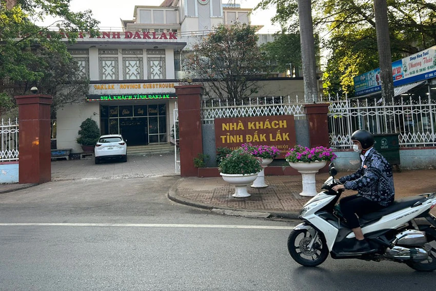 Nhà khách tỉnh Đắk Lắk. Ảnh: VŨ LONG Nhà khách tỉnh Đắk Lắk. Ảnh: VŨ LONG