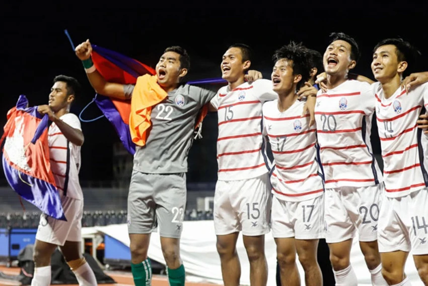Bóng đá Campuchia hy vọng đạt thành tích cao trên sân nhà bắt đầu từ cửa ải Đông Timor. Ảnh: A.PHƯƠNG Bóng đá Campuchia hy vọng đạt thành tích cao trên sân nhà bắt đầu từ cửa ải Đông Timor. Ảnh: A.PHƯƠNG
