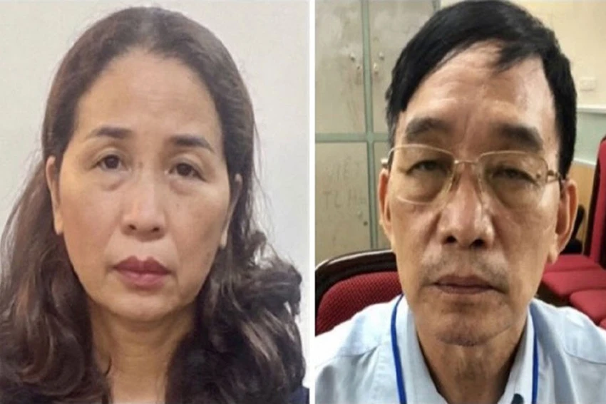 Bị can Vũ Liên Oanh (trái) và Ngô Vui. Ảnh: CACC Bị can Vũ Liên Oanh (trái) và Ngô Vui. Ảnh: CACC
