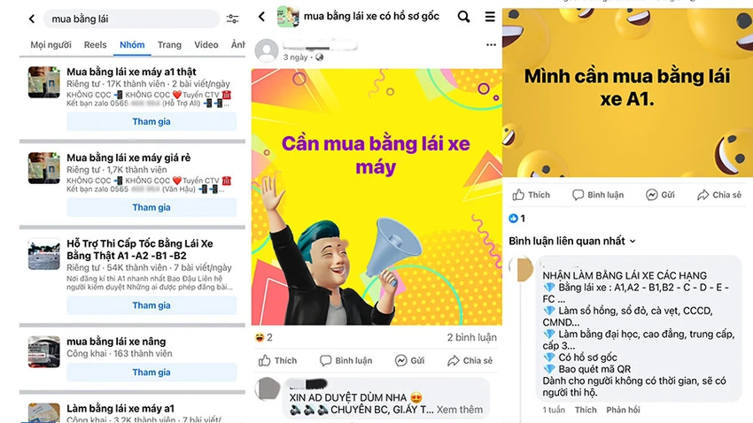 mua bằng lái xe