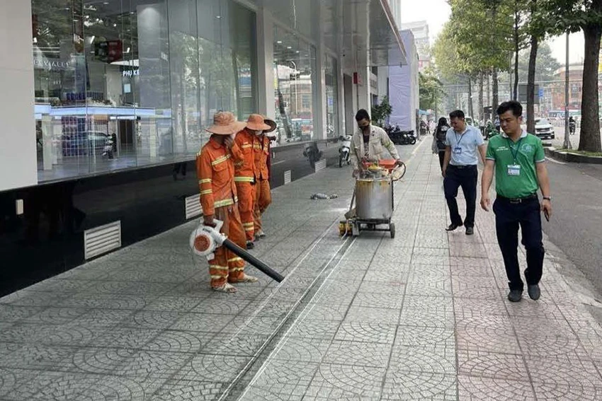 Thu phí vỉa hè