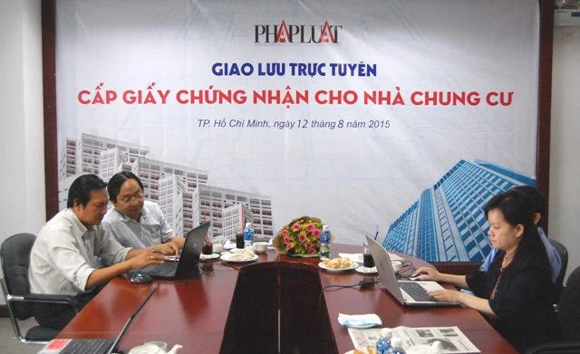 Giao lưu trực tuyến: Cấp giấy chứng nhận cho nhà chung cư ảnh 34 Giao lưu trực tuyến: Cấp giấy chứng nhận cho nhà chung cư ảnh 34