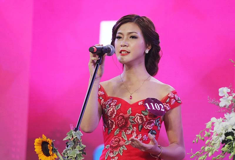 Đặng Mỹ Huyền đăng quang Hoa khôi Nữ sinh viên Việt Nam ảnh 3 Đặng Mỹ Huyền đăng quang Hoa khôi Nữ sinh viên Việt Nam ảnh 3