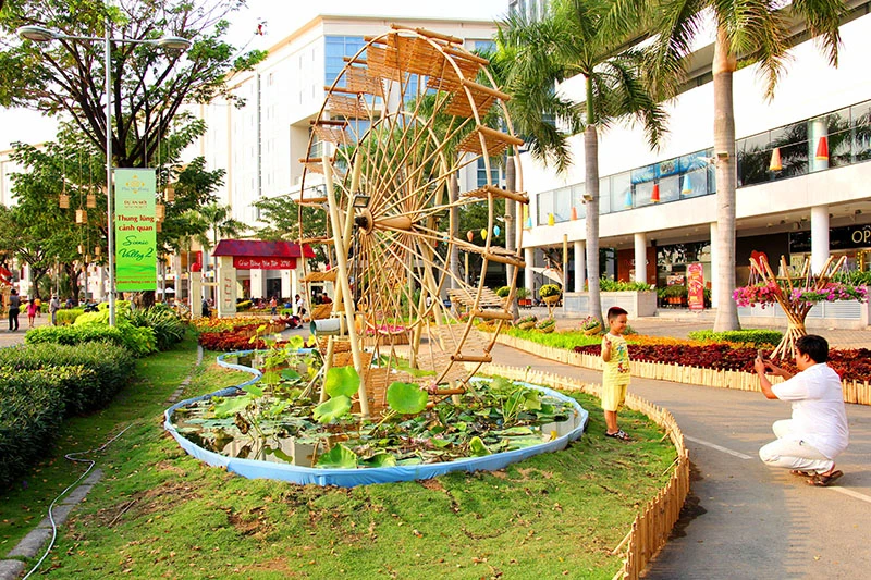 Ngắm cảnh làng quê Việt Nam ở khu nhà giàu ảnh 4