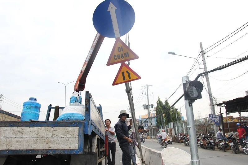 Một nhánh cầu vượt hơn 500 tỉ đồng trước ngày thông xe ảnh 5 Một nhánh cầu vượt hơn 500 tỉ đồng trước ngày thông xe ảnh 5