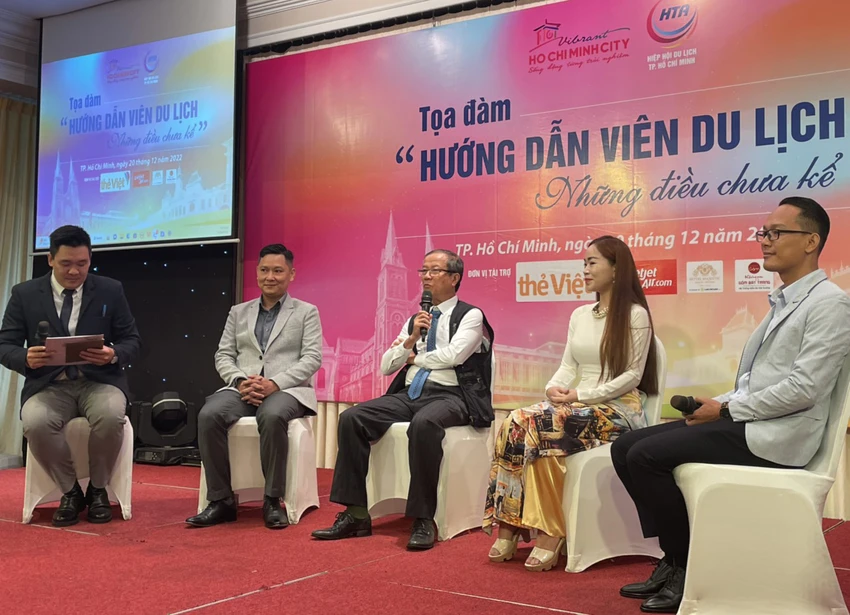Tọa đàm Hướng dẫn viên – Những điều chưa kể. Ảnh: K.M