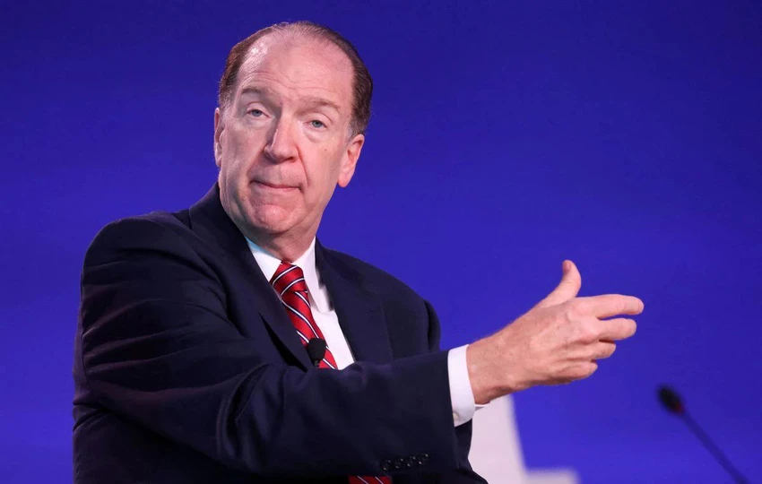 Chủ tịch Ngân hàng Thế giới David Malpass. Ảnh: REUTERS