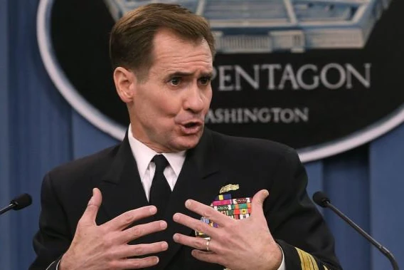 Người phát ngôn Hội đồng An ninh Quốc gia Mỹ John Kirby. Ảnh: POLITICO Người phát ngôn Hội đồng An ninh Quốc gia Mỹ John Kirby. Ảnh: POLITICO