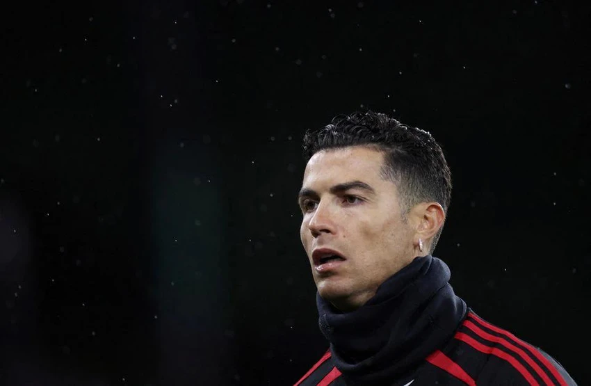 Tiền đạo người Bồ Đào Nha Cristiano Ronaldo. Ảnh: CARL RECINE Tiền đạo người Bồ Đào Nha Cristiano Ronaldo. Ảnh: CARL RECINE