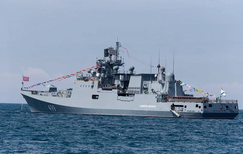 Tàu khu trục Đô đốc Makarov của Nga. Ảnh: TASS Tàu khu trục Đô đốc Makarov của Nga. Ảnh: TASS