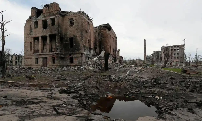 Các công trình của Ukraine bị phá hủy trong chiến dịch quân sự của Nga Ảnh: REUTERS Các công trình của Ukraine bị phá hủy trong chiến dịch quân sự của Nga Ảnh: REUTERS
