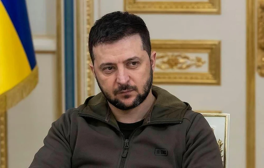 Tổng thống Ukraine - ông Volodymyr Zelensky. Ảnh: AP Tổng thống Ukraine - ông Volodymyr Zelensky. Ảnh: AP