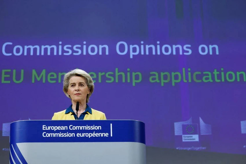 Chủ tịch Ủy ban châu Âu (EC) - bà Ursula von der Leyen. Ảnh: REUTERS Chủ tịch Ủy ban châu Âu (EC) - bà Ursula von der Leyen. Ảnh: REUTERS