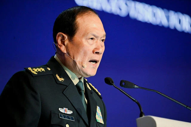 Bộ Quốc phòng Trung Quốc Ngụy Phượng Hòa. Ảnh: REUTERS Bộ Quốc phòng Trung Quốc Ngụy Phượng Hòa. Ảnh: REUTERS