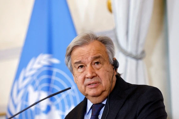 Tổng thư ký Liên Hợp Quốc Antonio Guterres. Ảnh: REUTERS Tổng thư ký Liên Hợp Quốc Antonio Guterres. Ảnh: REUTERS
