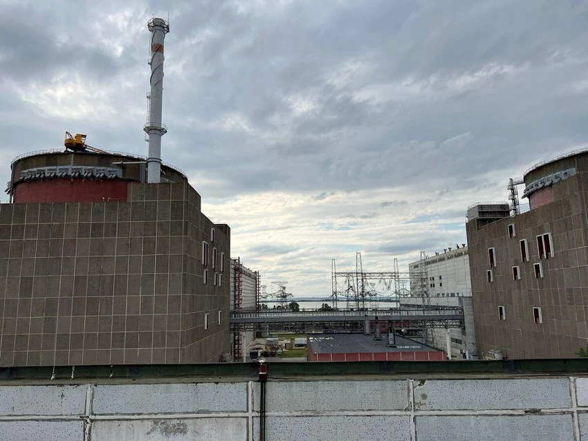 Nhà máy điện hạt nhân Zaporizhzhia (TP Enerhodar, tỉnh Zaporizhia). Ảnh: REUTERS