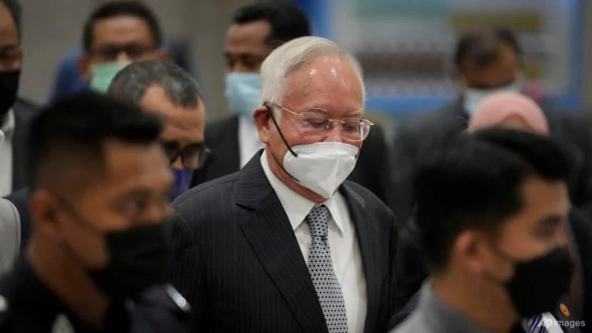 Cựu Thủ tướng Malaysia Najib Razak tại Tòa phúc thẩm ở thành phố Putrajaya (Malaysia) vào ngày 23-8. Ảnh AP