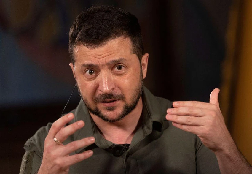 Tổng thống Ukraine - ông Volodymyr Zelensky. Ảnh: REUTERS
